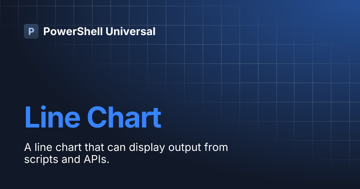 Line Chart | PowerShell Universal